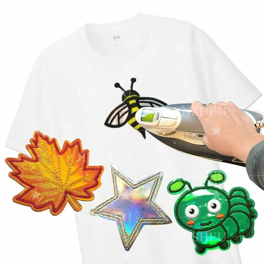 Custom Iron On Holographic Patches